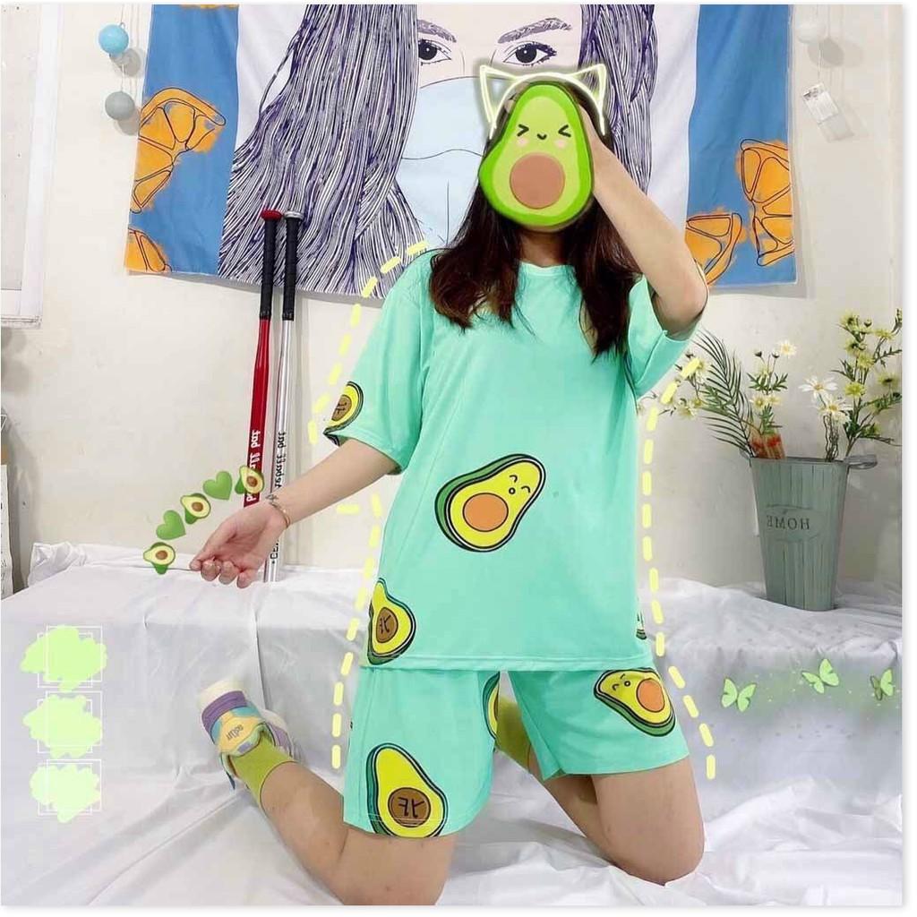 SET BỘ TRÁI BƠ CUTE,THIẾT KẾ HỌA TIẾT SIÊU NGẦU,CHẤT LIỆU VÃI THOÁNG MÁT THỜI TRANG KING STORE