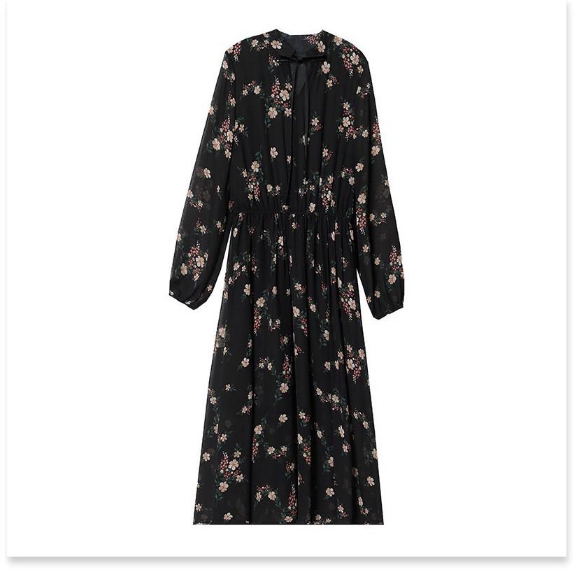 ĐẦM LỤA HOA,HỌA TIẾT ĐƠN GIẢN NHƯNG KHÔNG KÉM PHẦN SANG TRỌNG THỜI TRANG VINA 1HIT FASHION