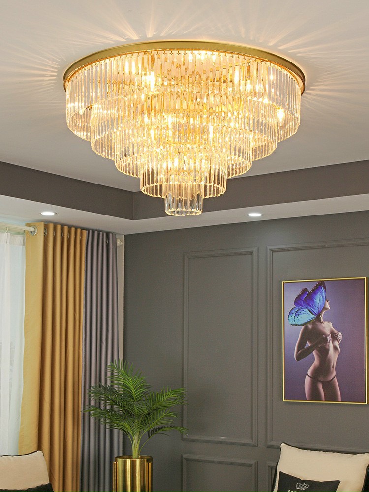Đèn chùm ALVIN pha lê hiện đại trang trí nội thất sang trọng
