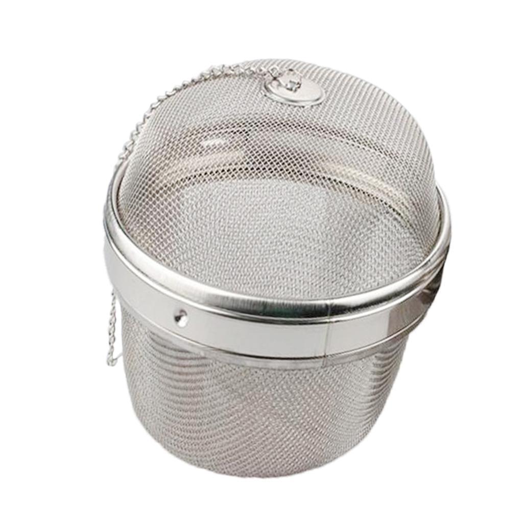2x Stainless Steel Infuser Strainer Mesh Tea Filter Spoon Spice Ball 13cm