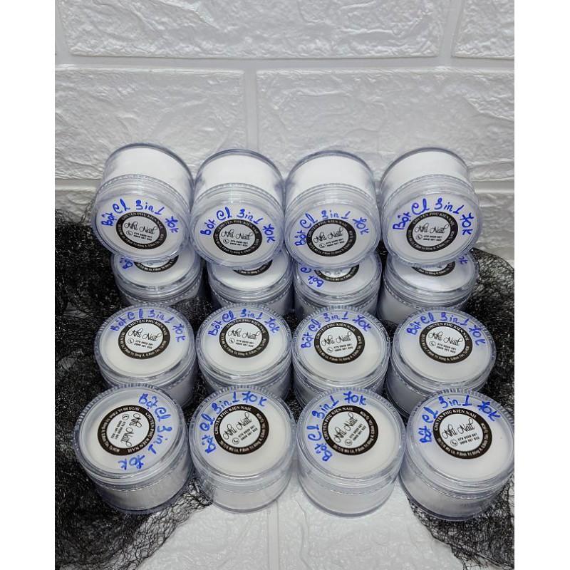 Bột Đắp móng Clear mịn 3in1 hủ 50g