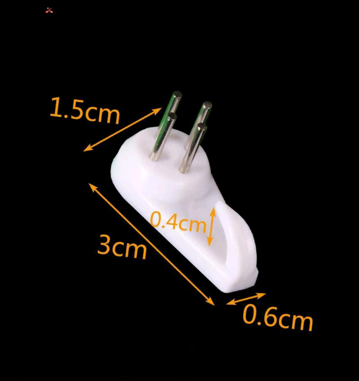 10 Móc Đóng Đinh 4 Chân, Móc Treo Đa Năng, Móc Treo Tranh, Ảnh, Chịu Lực Tốt, Chắc Chắn, Tiện Dụng. TakyHome 2221Set10