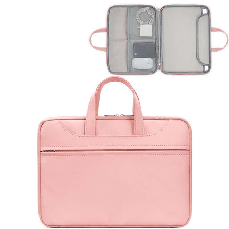 Thời Trang Laptop Chất Liệu Da PU Cao Cấp 12 14 15.6 17 Inch Cho Macbook Air Di Động Chống Nước Túi Đựng Máy Tính Xách Tay Nữ Tay Nữ Cầm Tay nam