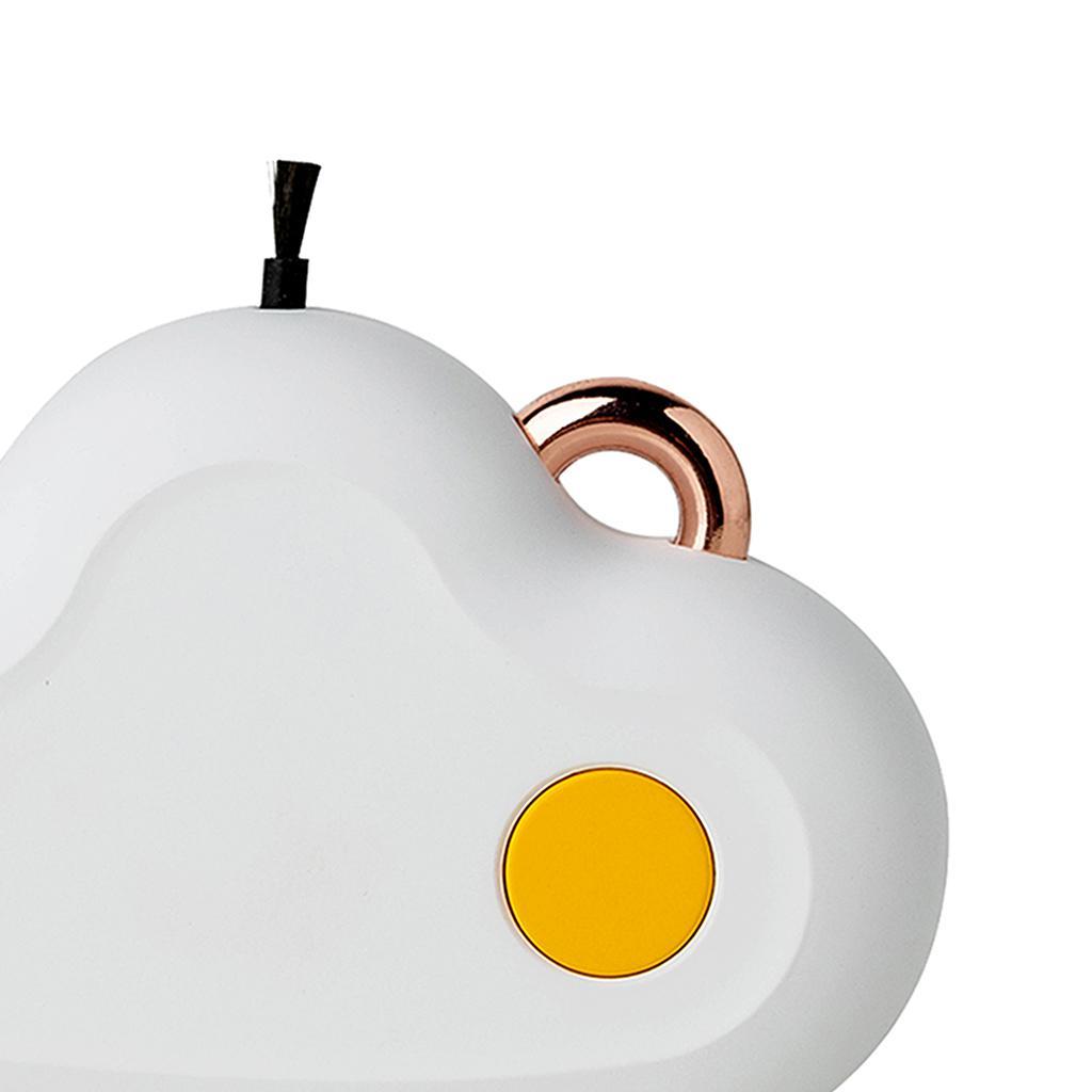 Portable Wearable Air Purifier Necklace 30 Million ions Purifier White