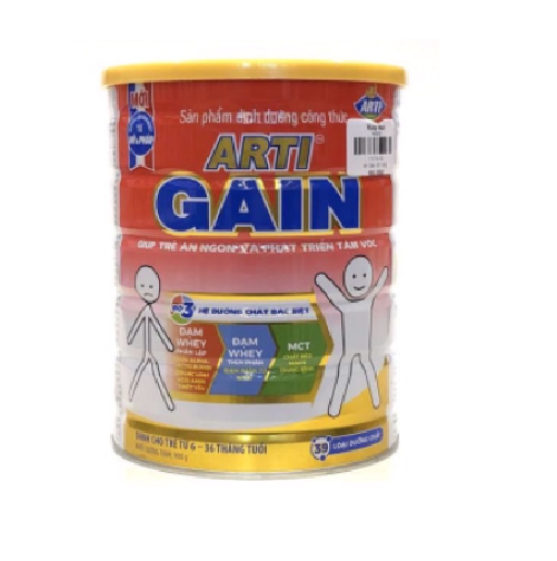 Sữa bột Arti gain đỏ cho trẻ từ 6-36 tháng
