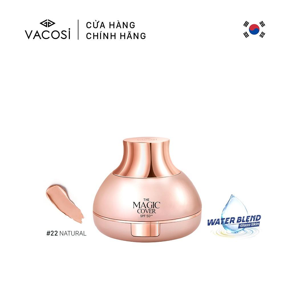 PHẤN NƯỚC CHE PHỦ CĂNG MIN VACOSI MAGIC COVER CUSHION SPF50++ TẶNG KÈM LÕI