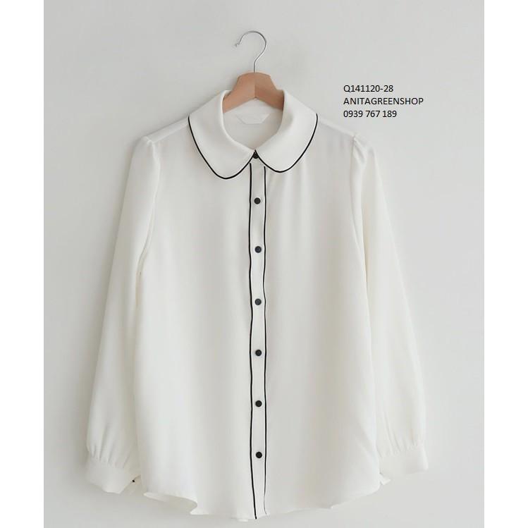 Q141120 ÁO SƠ MI NỮ MÀU TRẮNG