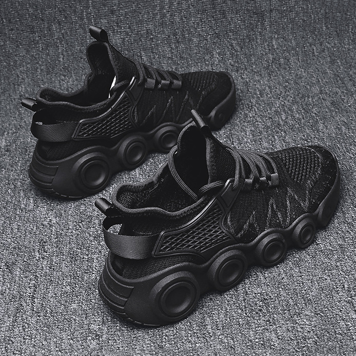 Giày Thể Thao Nam GEMI - Giày Sneaker Màu Kaki - Đen, Giày Thể Thao Phù Hợp Mọi Lứa Tuổi, Ôm Chân - G5125