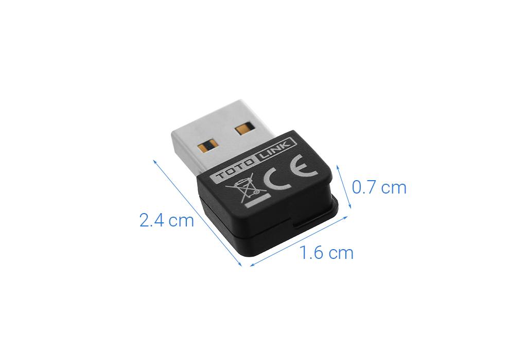 USB Wifi 150 Mbps Totolink N160USM Đen - Hàng chính hãng