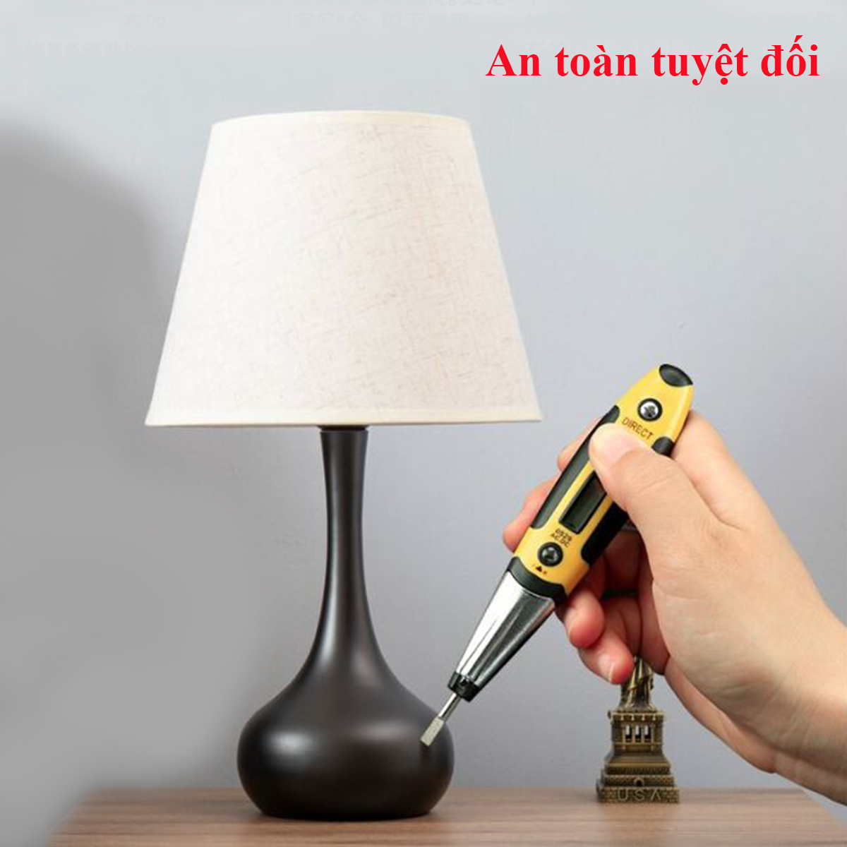 Đèn Ngủ Để Bàn Bắc Âu DN-290 , Đèn Bàn Trang Trí Phòng Ngủ Đế Giọt Nước,  Ánh Sáng Êm Dịu &amp; Ấm Áp.