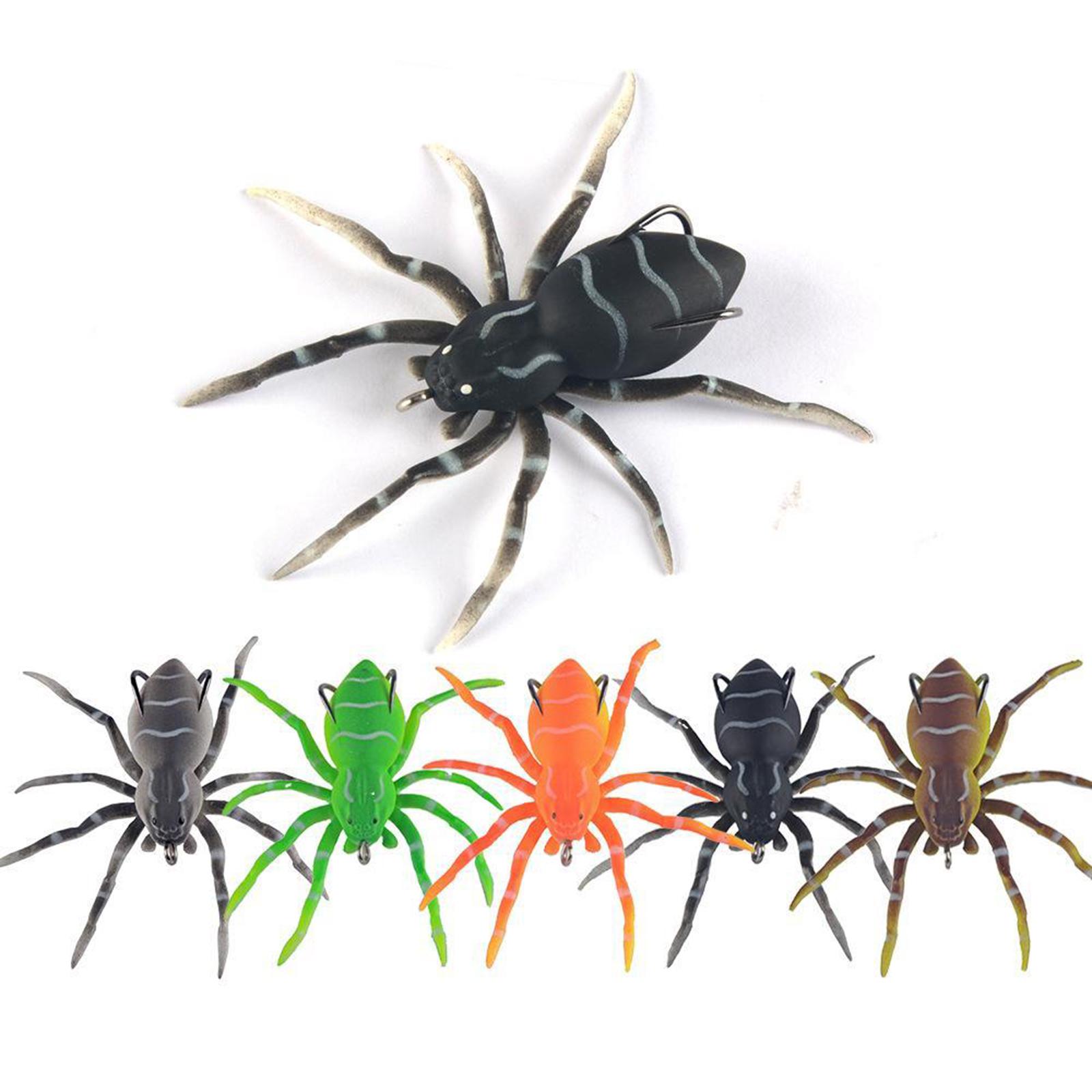 Spider Soft Bait 3.1" Bait Artificial Lures Fishing Lure Outdoor Type 1