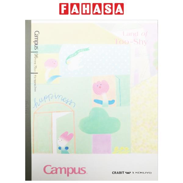 Tập A5 Land Of Too-Shy - 4 Ly Kẻ Ngang - 96 Trang 70gsm - Campus NB-A5LY96LTS-01