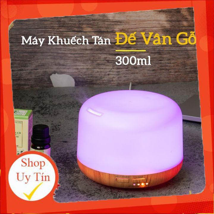 Máy Khếch Tán Tinh Dầu Chanh Xả Đế Vân Gỗ