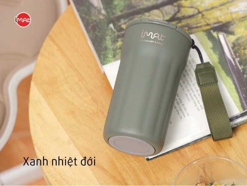Cốc ủ nhiệt iMAT có phin lọc 500ml - Hàng chính hãng