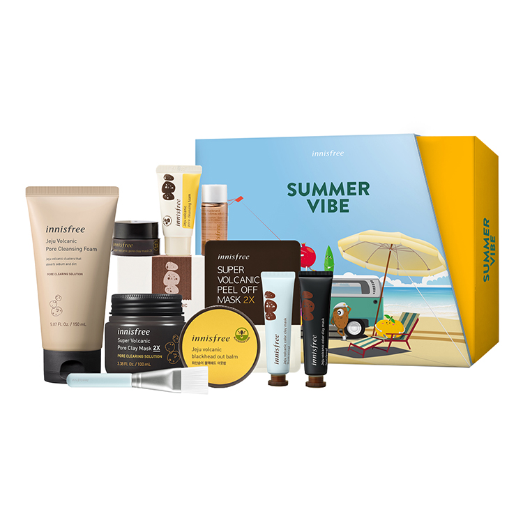 [Phiên bản đặc biệt summer vibe box] - Bộ sản phẩm chăm sóc lỗ chân lông toàn diện innisfree Volcanic Box #2 - 278001882