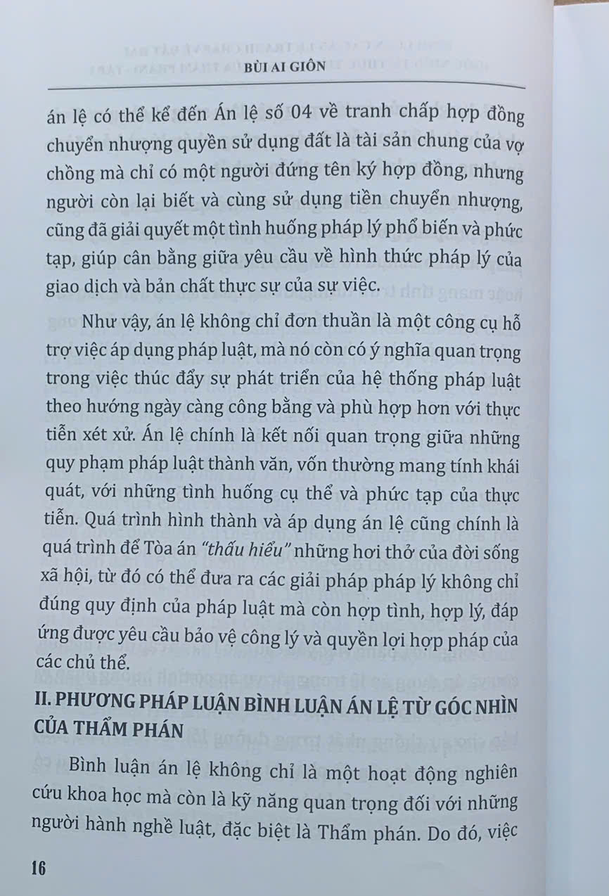 Bình luận các án lệ tranh chấp về đất đai – Góc nhìn từ thực tiễn xét xử của Thẩm phán (tập 1 và 2)