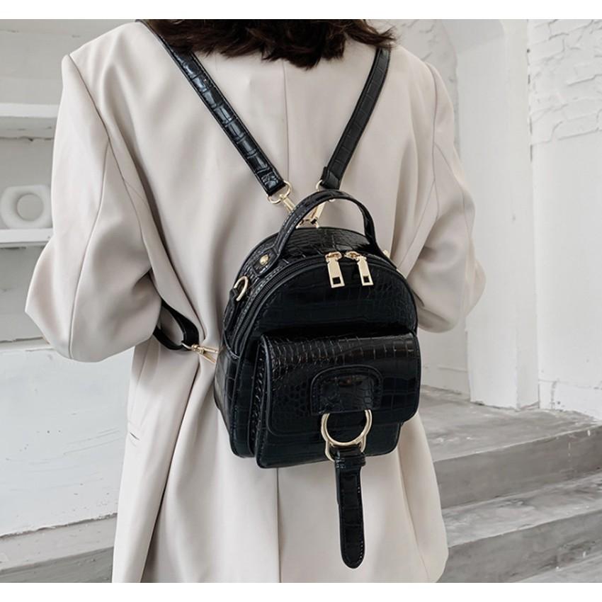 BALO MINI THỜI TRANG DA CÁ SẤU TNX 94