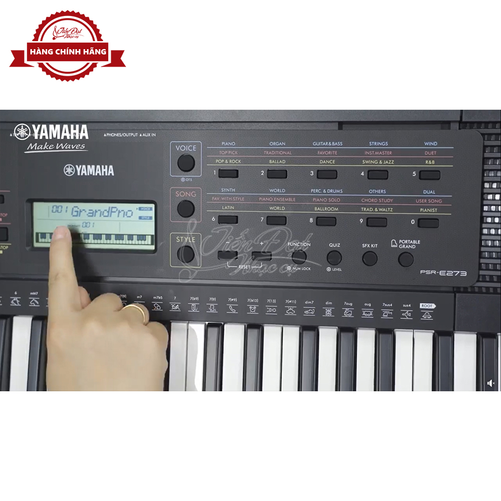 Đàn Organ Yamaha PSR-E273 Keyboard Bản Sơ Cấp 61 Phím, Nhiều Âm Thanh Chức Năng Khác Nhau, Phù Hợp Với Người Mới Bắt Đầu