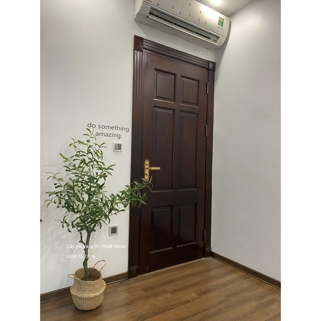 Cây giả - Cây ô liu 1m3 - Hàng cao cấp - Loại 1