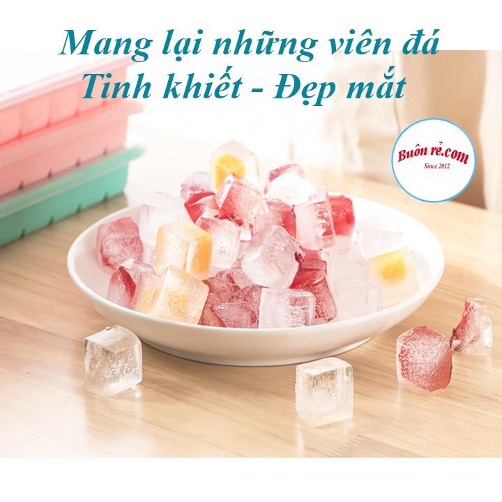 Combo 2 Khay Trữ Đông Đồ Ăn Dặm Cho Bé - Khay Đá Có Nắp Song Long - 00177