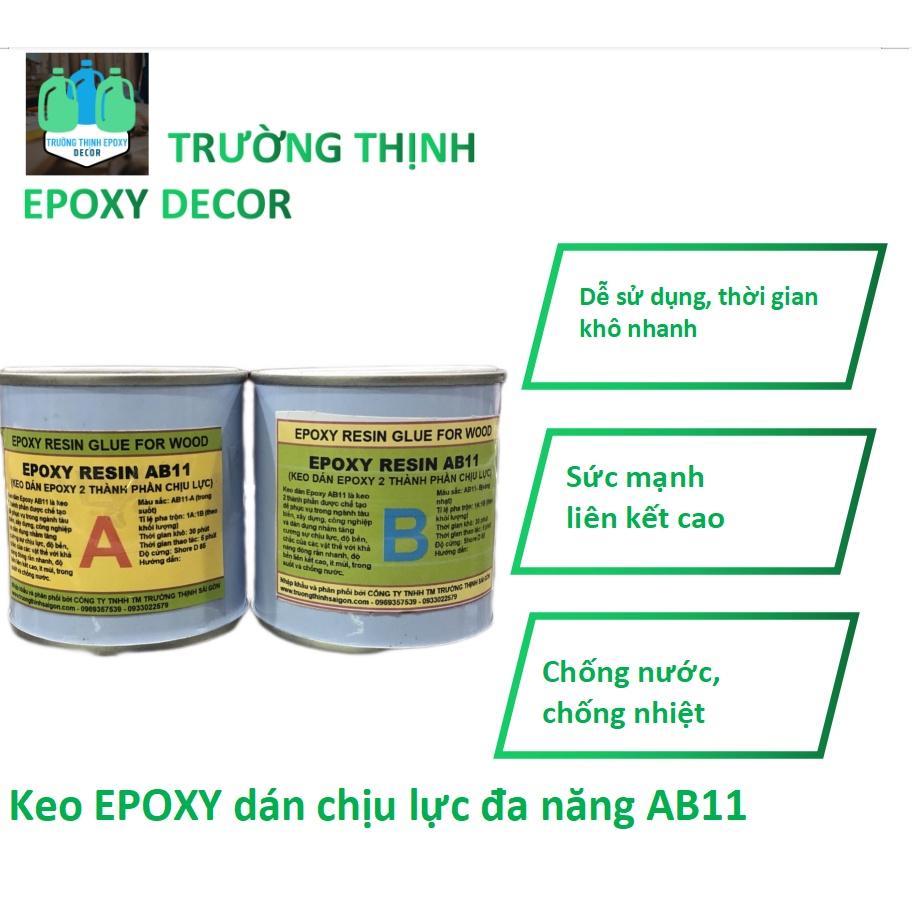 Keo Dán Gỗ, Keo Dán Đá Epoxy Chịu Lực AB11 - Trường Thịnh Sài Gòn