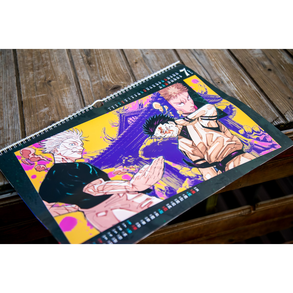 Lịch manga- Lịch Treo Tường Chú Thuật Hồi Chiến 2026