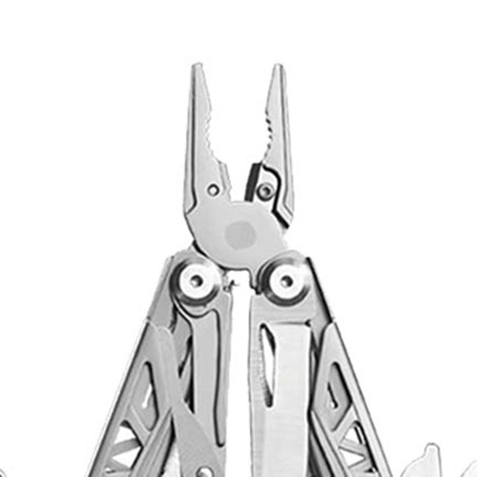 Multitool Pliers Multifunction Tool Pliers Durable Foldable Combination Folding Pliers Multi Tool for Climbing Yard Hiking Backpacking