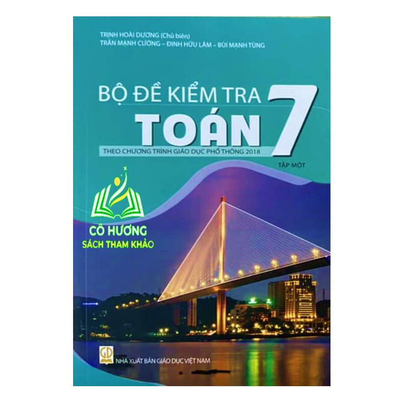 Sách - Combo Bộ đề kiểm tra toán 7 - tập 1 + 2 ( theo chương trình giáo dục phổ thông 2018 ) - KL