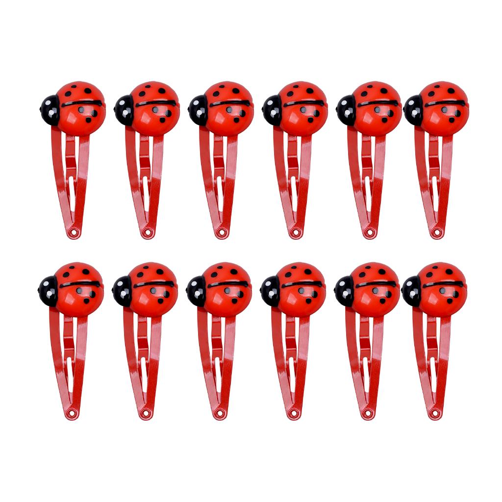 12pcs/Pack Hair Clips Cute Mix Color Assorted Baby Kids Girls Hair Pin