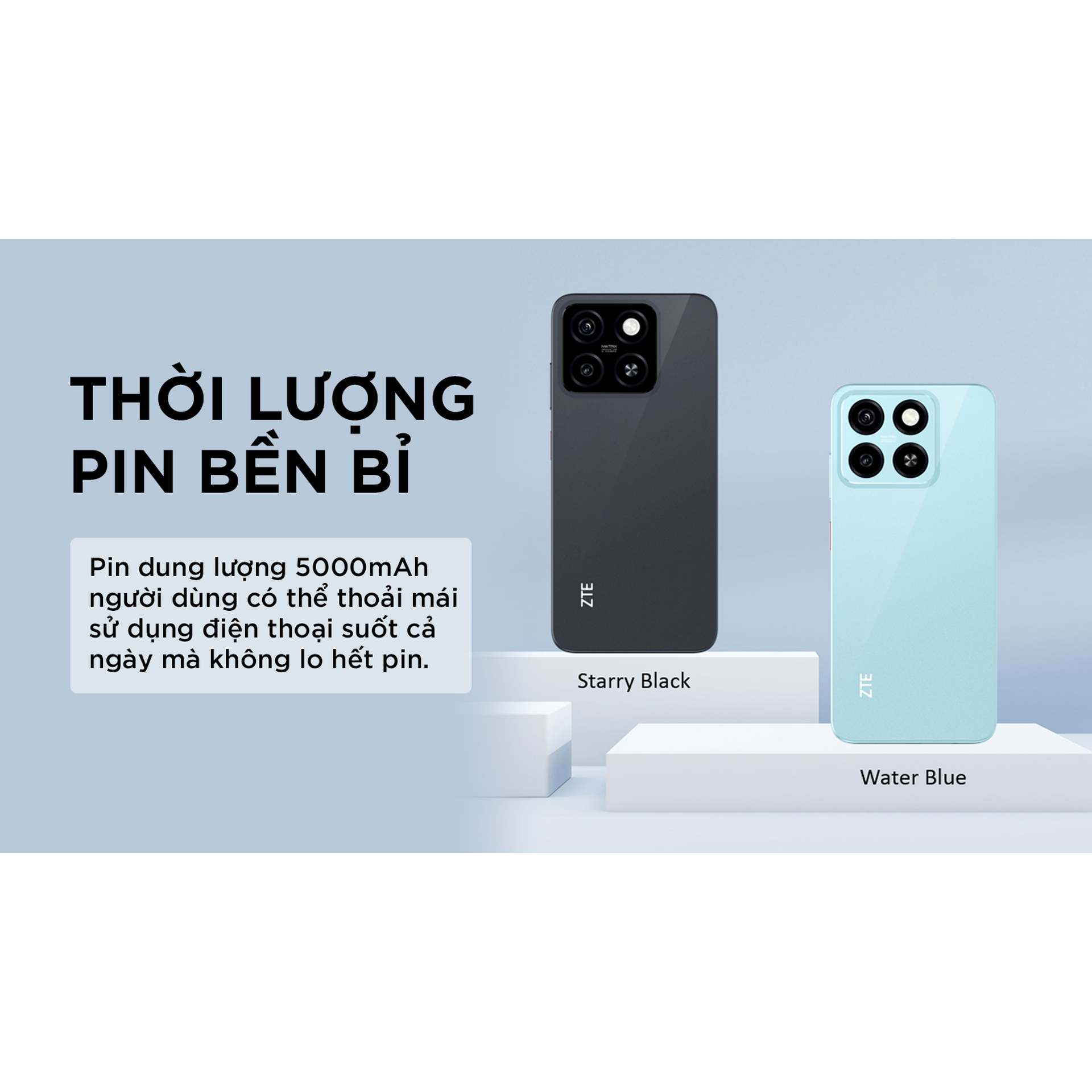 Điện thoại ZTE Blade A55 (4GB/128GB) - Hàng Chính Hãng
