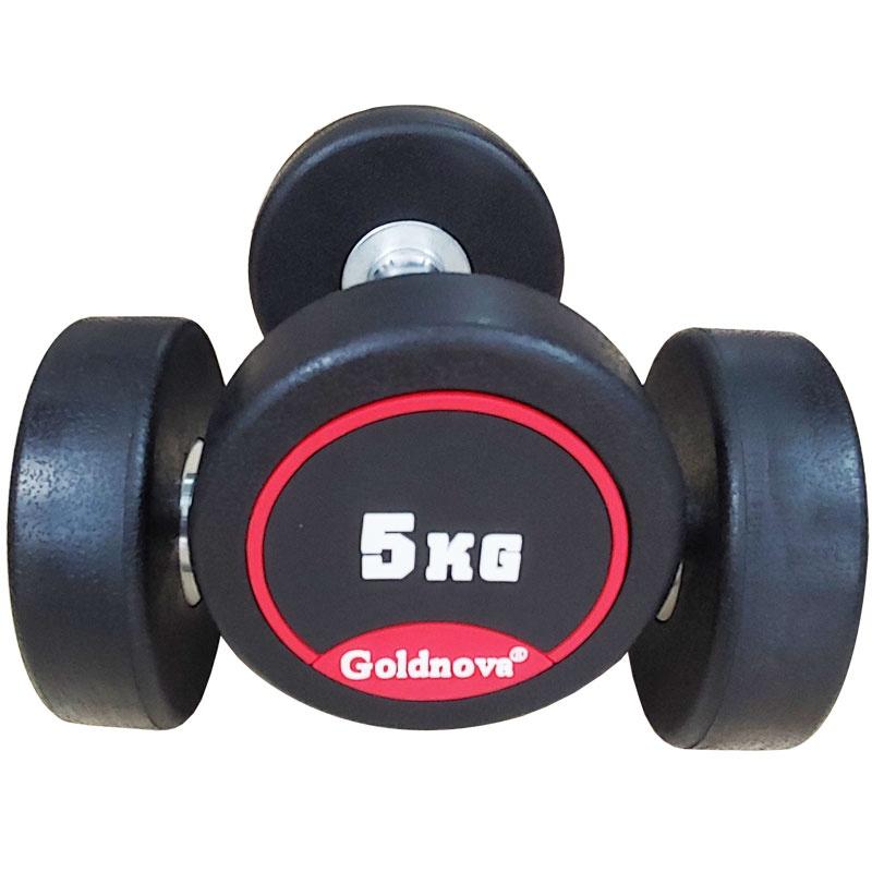 Tạ tay bọc cao su Goldnova loại 5 kg (Giá bán của 1 tạ)