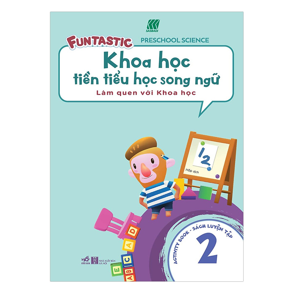 Trọn bộ 12 cuốn Khoa Học Tiền Tiểu Học Song Ngữ: Sách Học - Sách Luyện Tập