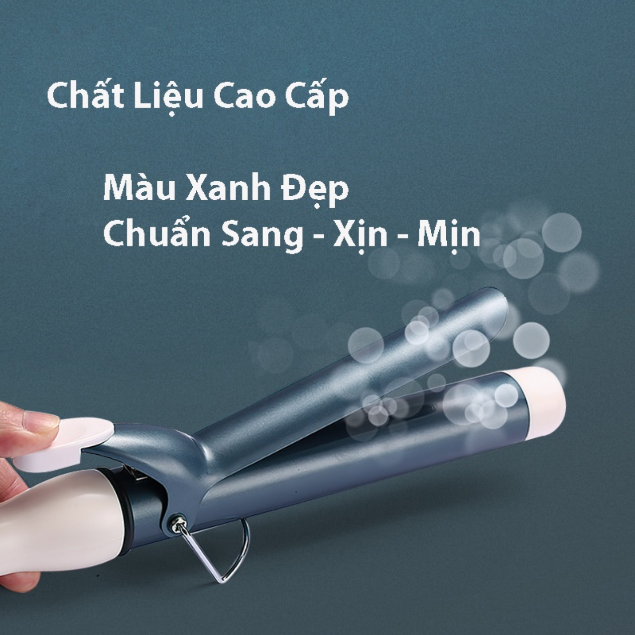 Máy Uốn Tóc Tạo Kiểu Đa Năng VinBuy, Máy Làm Xoăn Phồng Tóc 5 Mức Chỉnh Nhiệt, Tạo Kiểu Nhanh, Xoăn Lọn To Nhỏ, Phong Cách Hàn Quốc Hiện Đại Tinh Tế - Hàng Chính Hãng