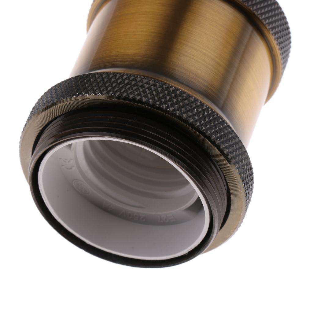 E27 Metal Lamp Socket Vintage Hanging Pendant Light Pendant Light Fixture #1