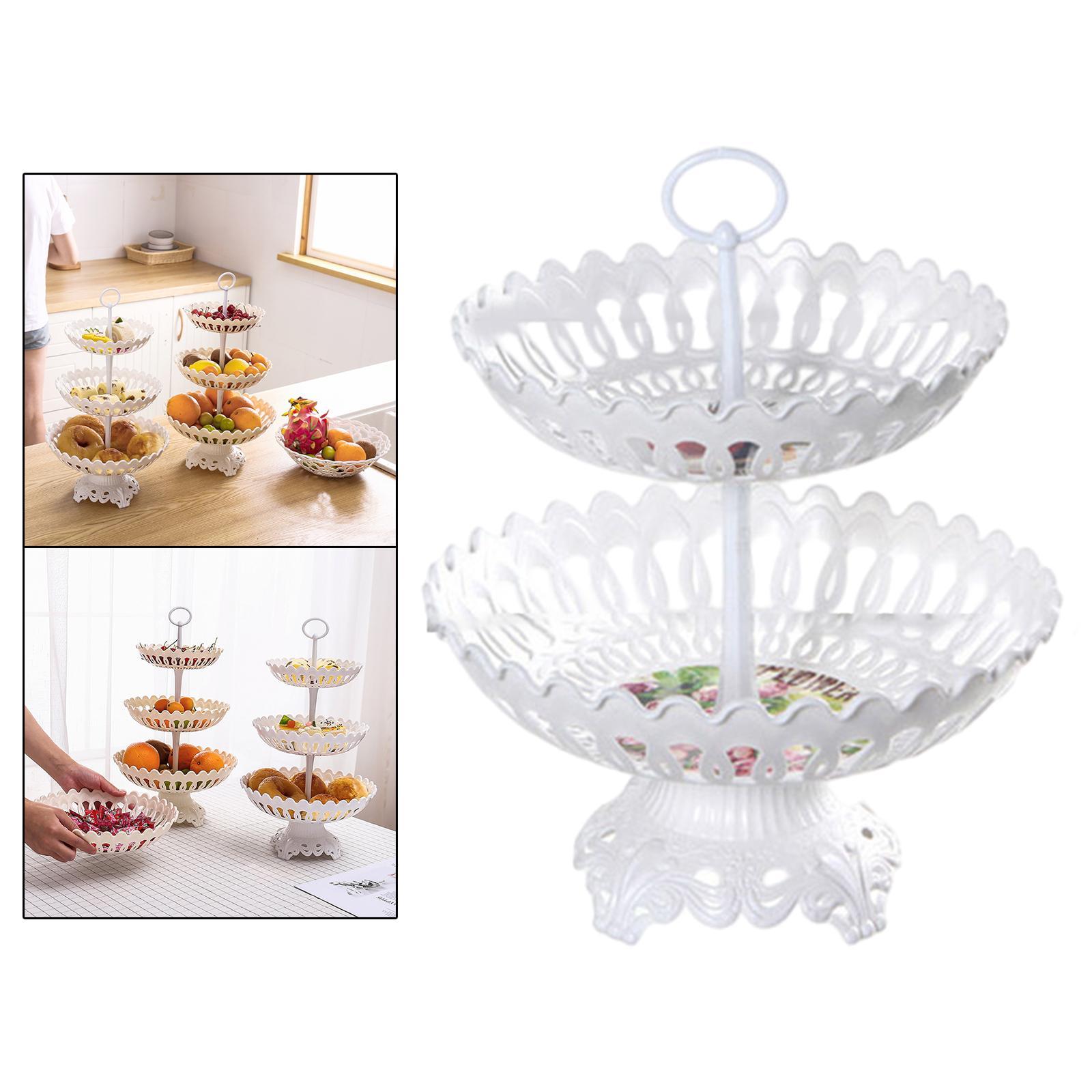 Fruit Plate Cookie Tray Dried Fruit Basket for Wedding Home Decor