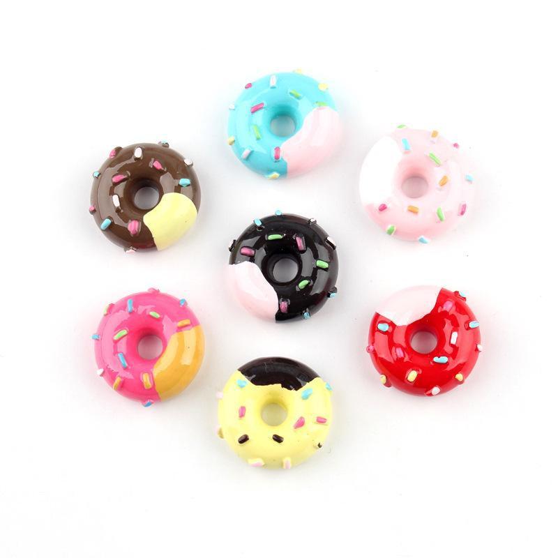 Jibbitz/ sticker donut loại cứng gắn dép sục, dép crocz