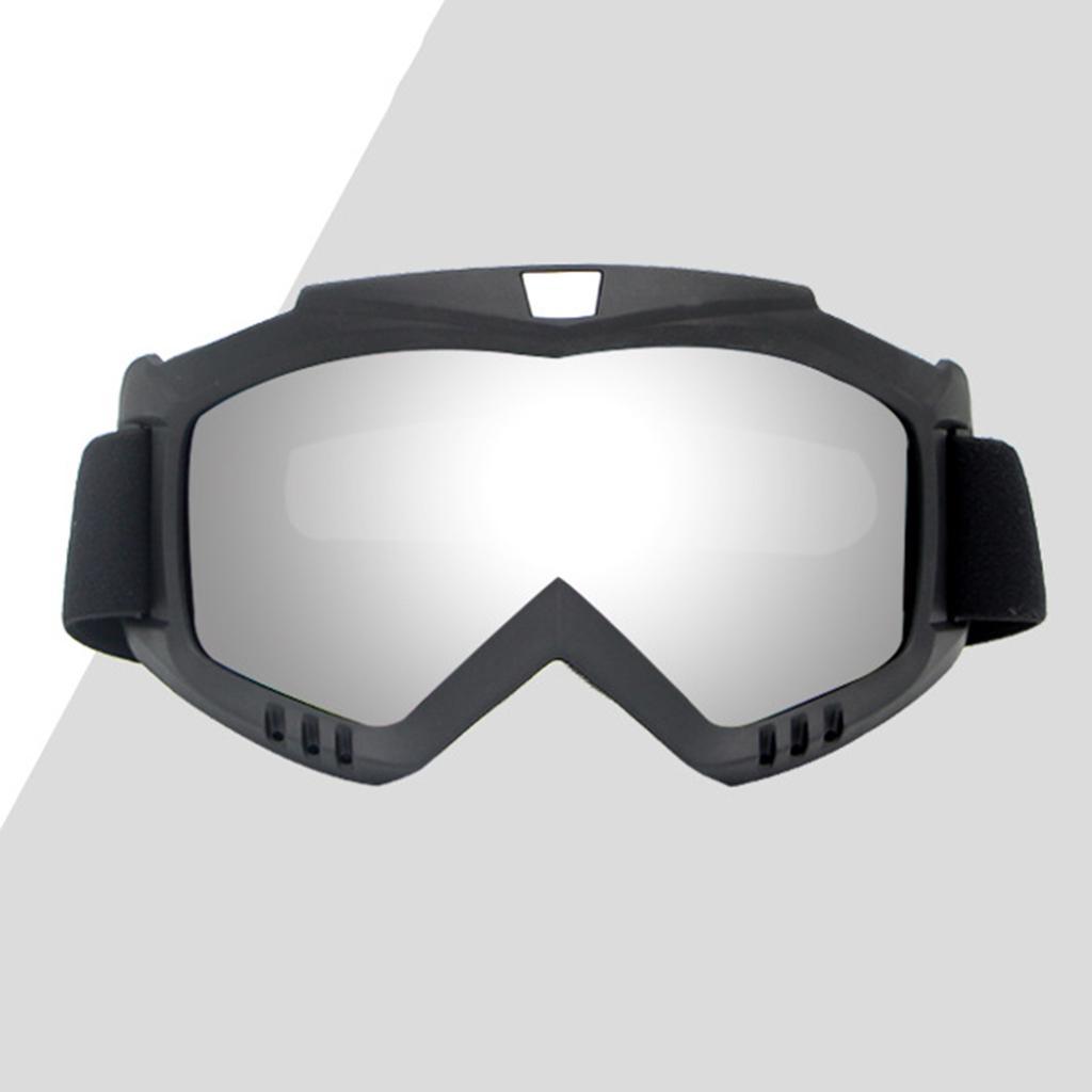 2- Motocross Goggles Bike Anti Fog Windproof Dustproof Glasses