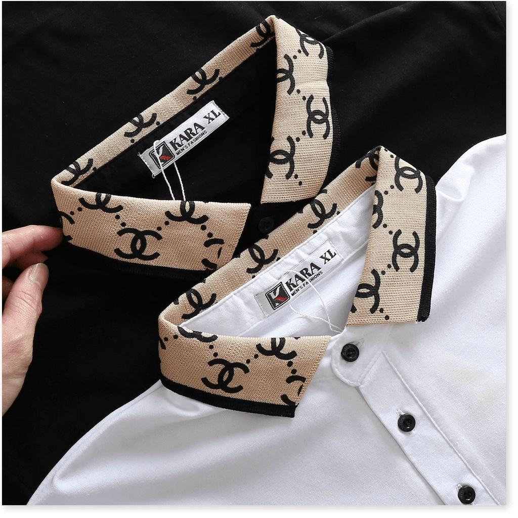 ÁO THUN NAM CỔ BẺ CỰC ĐẸP , HỌA TIẾT THÊU SIÊU CHẤT KME FASHION