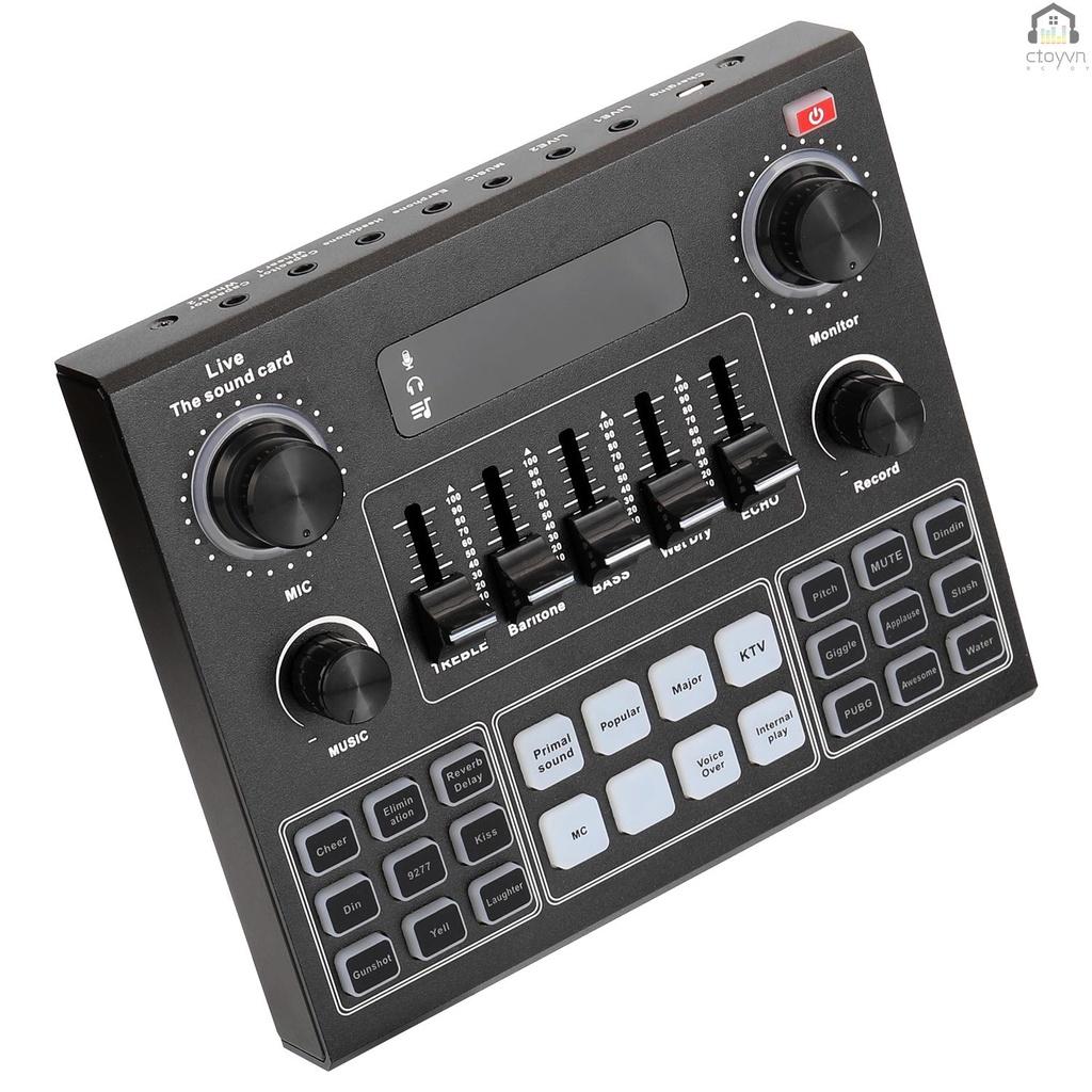 Tai nghe V9 12 thẻ âm thanh cho điện thoại máy tính