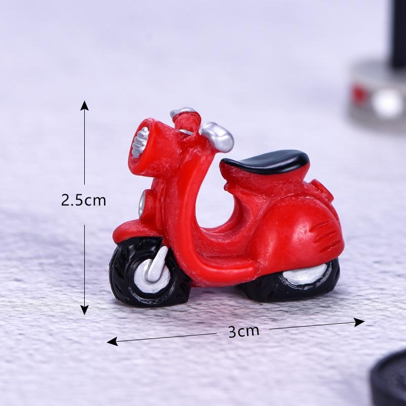 Tiểu cảnh mini ️ Freeship ️ Mô hình xe máy trang trí sen đá, sân vườn, bể cá, bể terrarium