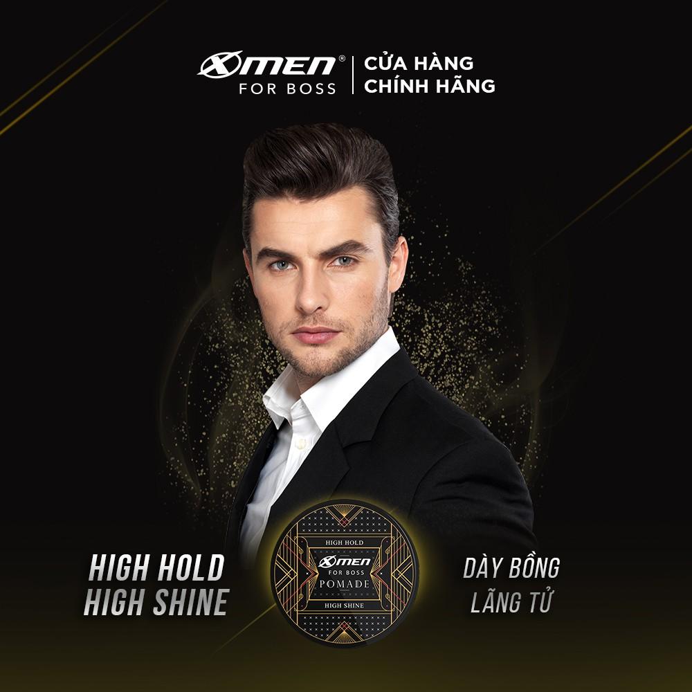 Pomade tạo kiểu tóc X-Men For Boss High Hold - Dày bồng lãng tử 60g