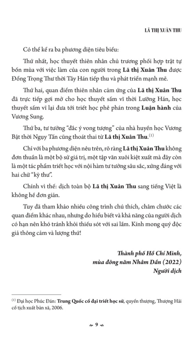 Lã Thị Xuân Thu (Bản Dịch Trọn Bộ) _KV