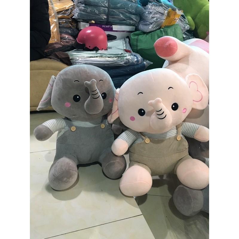 Thú bông mẫu voi cho bé màu ghi xám hàng nhập cao cấp