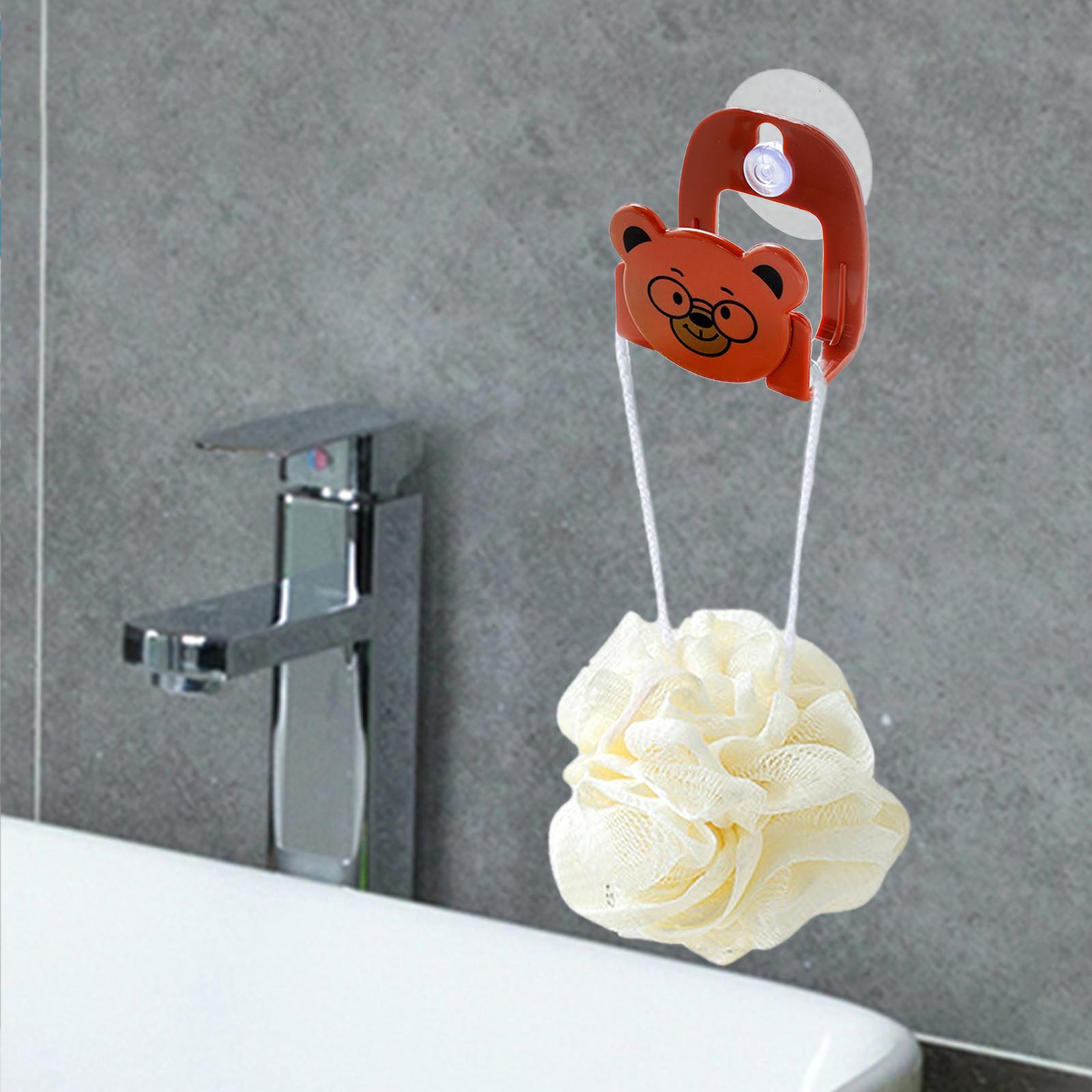 Cartoon Suction Sink Drain Rack Sponge Holder Soap Shelf Hanging Basket