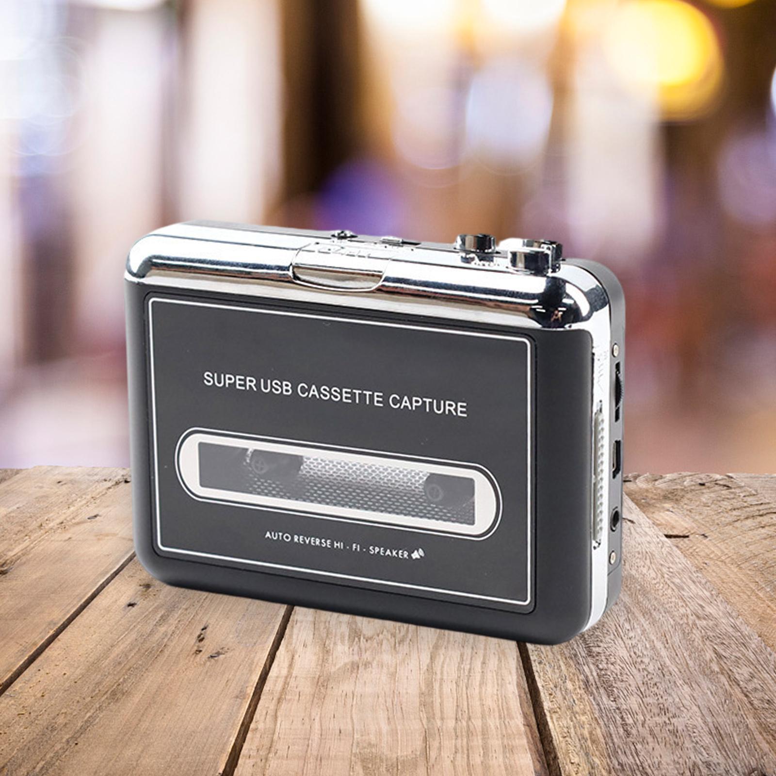 Portable USB Cassette Tape to MP3 Converter   Player