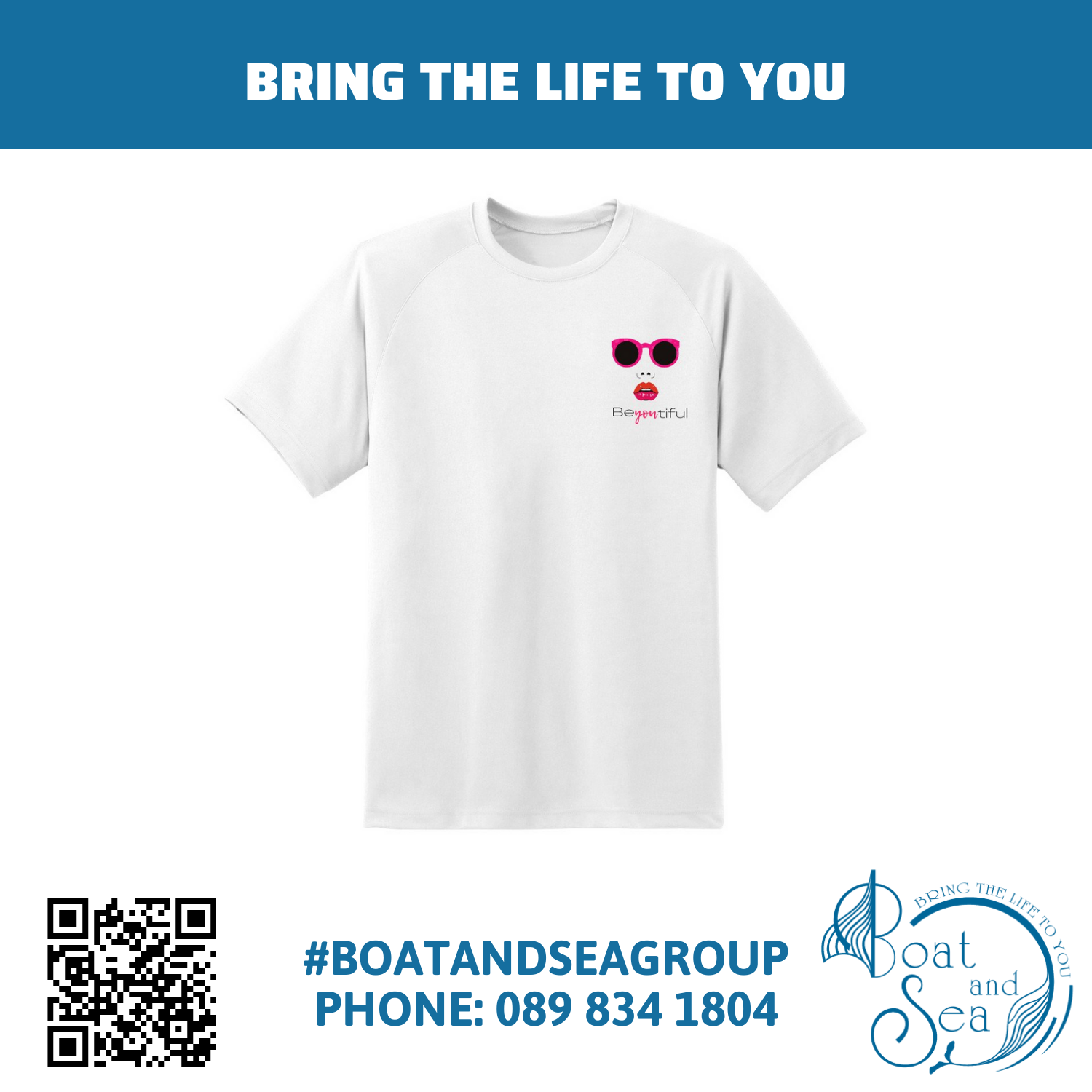 Áo thun trắng Unisex Nam Nữ hình in face - Size M, L, XL