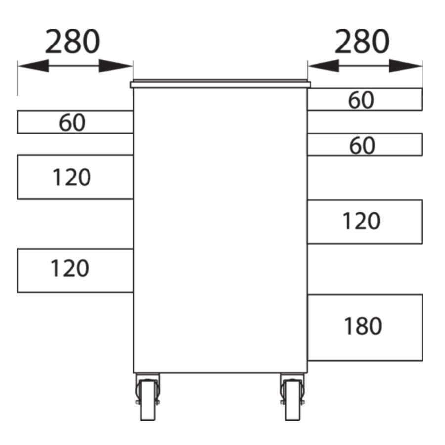 TỦ ĐỰNG DỤNG CỤ HOLEX 7 NGĂN