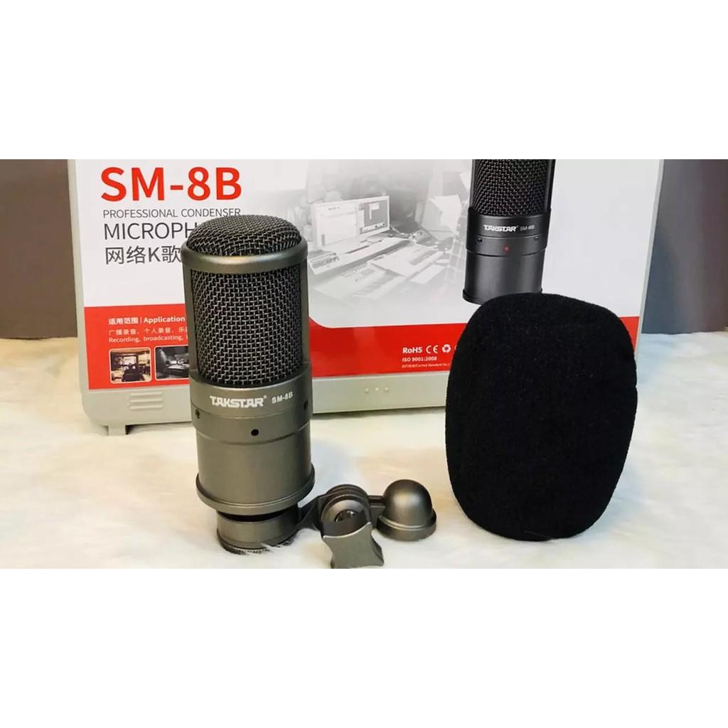 Combo thu âm livestream karaoke đỉnh cao MIXER MAX68 Bluetooth Và Micro SM8B siêu cấp chuẩn âm như phòng thu chất lượn