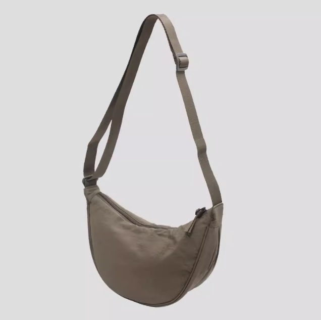 Túi đeo chéo nữ thời trang, túi bánh bao chất liệu vải, túi đeo chéo nhỏ gọn HARAS TX374