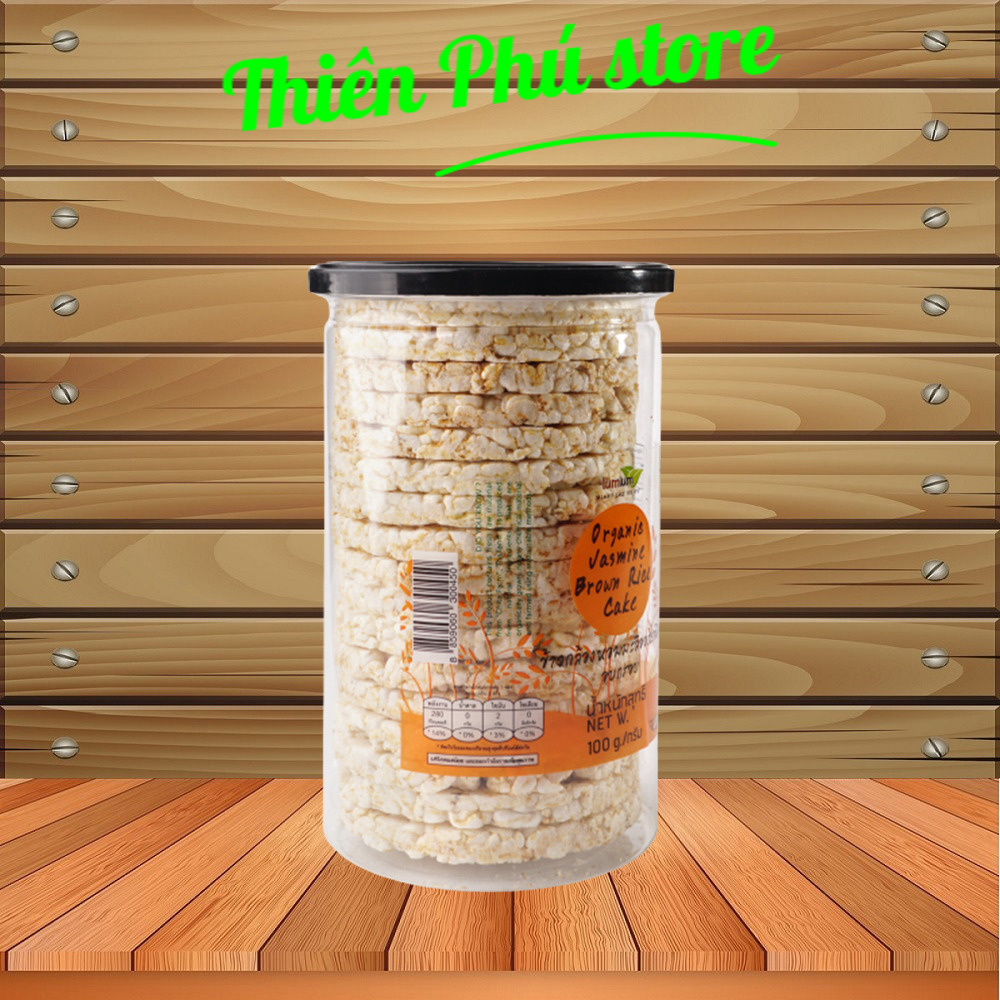 Các loại bánh Gạo Lứt Hữu Cơ Lumlum – Organic Brown Rice Cake